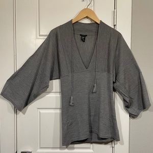 Theory Merino Wool Kimono Sleeve Sweater